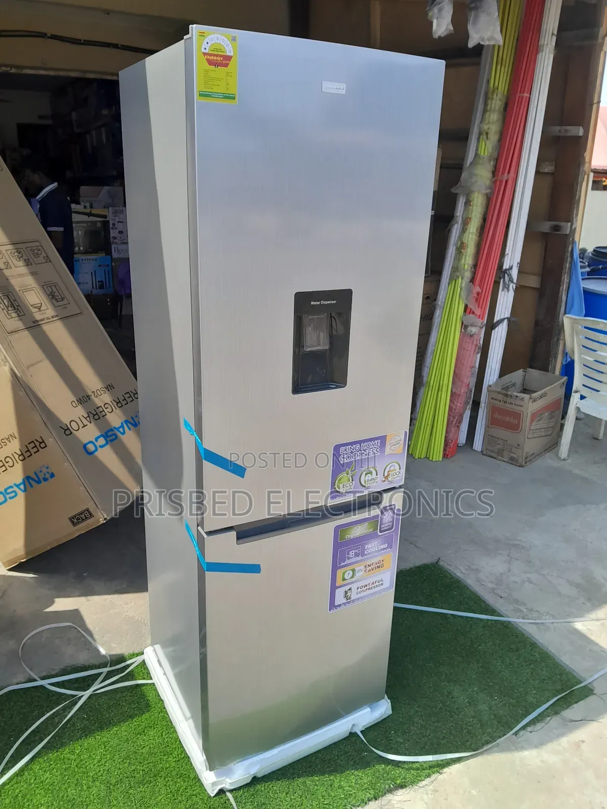 Nasco Durable Double Door Fridge 311 Litres