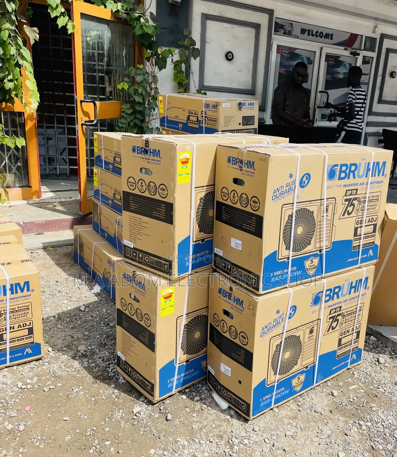 Super Chilling Bruhm 1.5hp Split Type Air Conditioner.