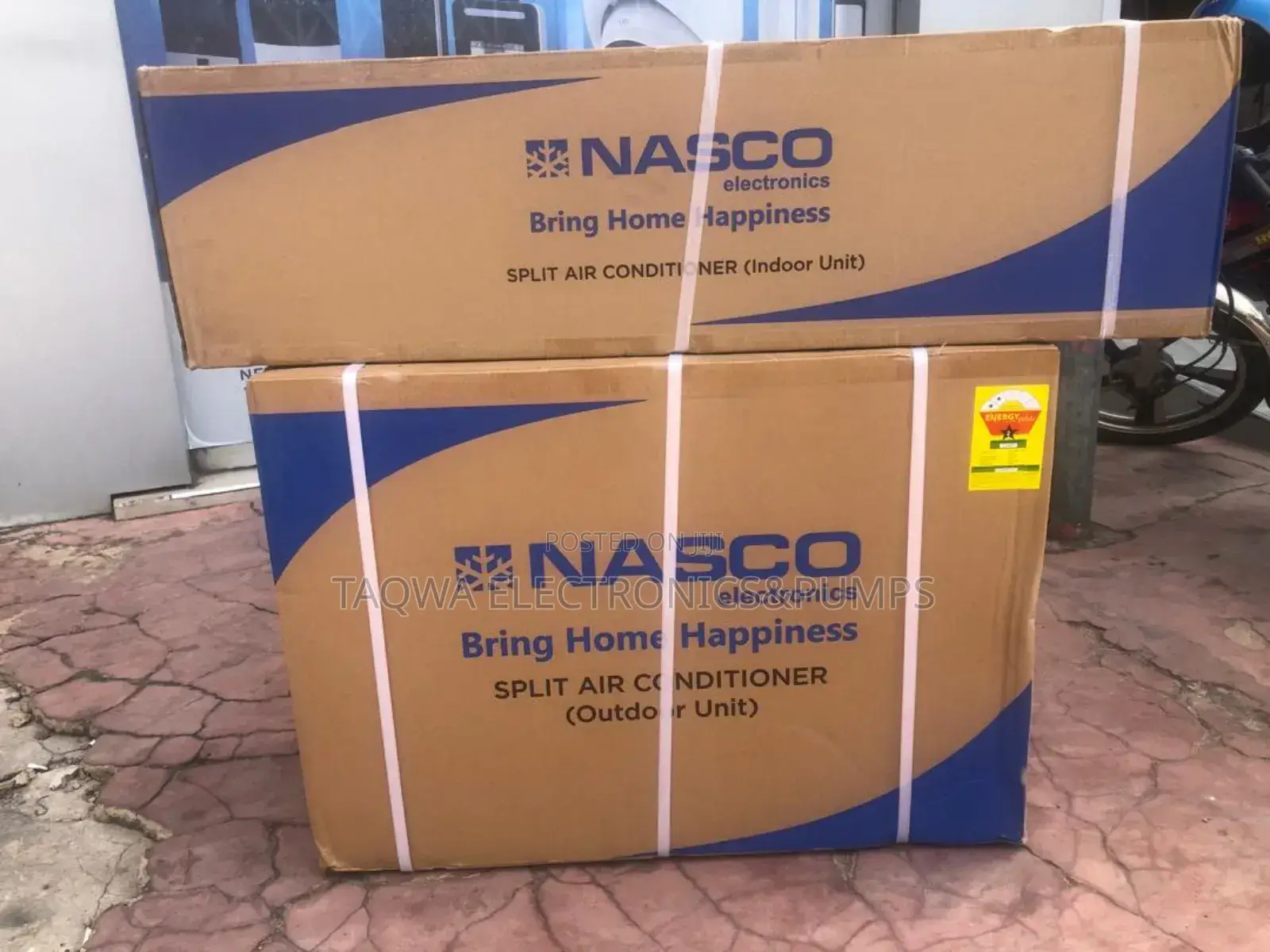 Copper Pipes =Nasco 2.5 Hp Air Conditioner