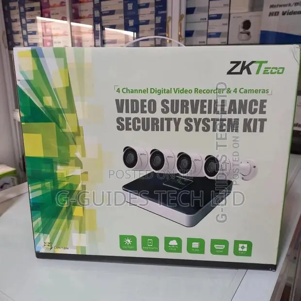 Zkteco 4-Channel Analog Kit 2mp
