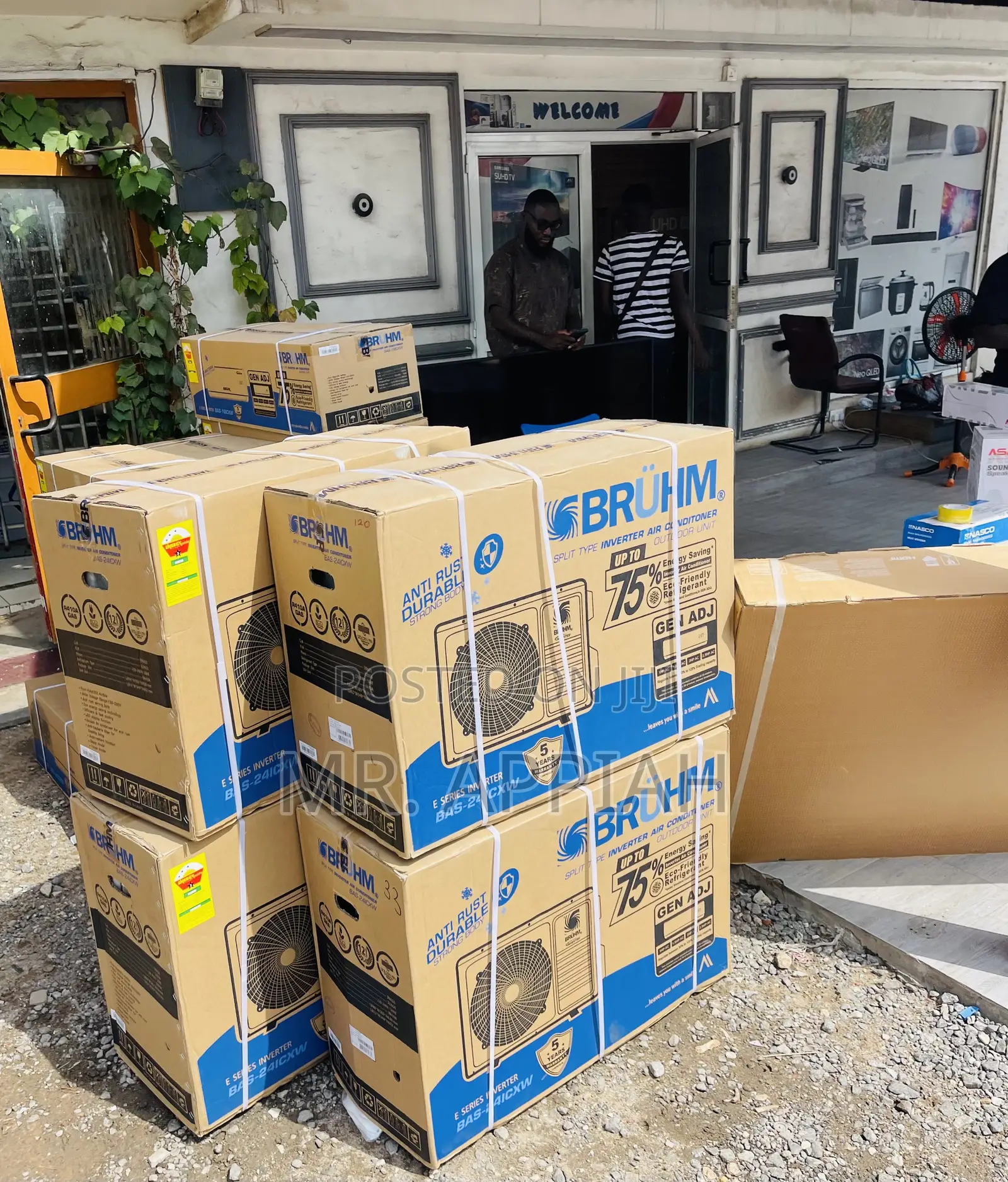 Extremely Cooling Bruhm 1.5hp Split Type Inverter Ac.