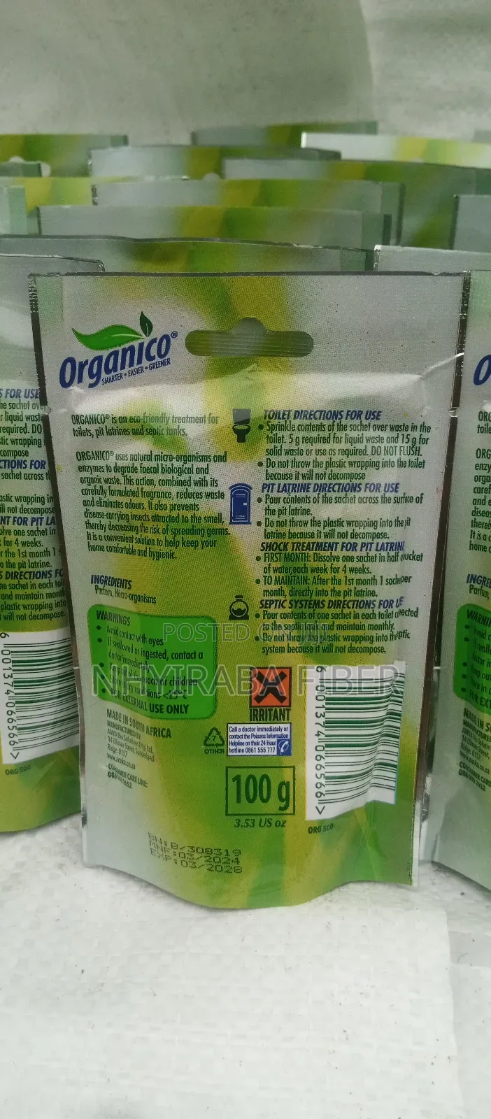 Organico Bioenzyme Powder For Biofil Digester Toilet