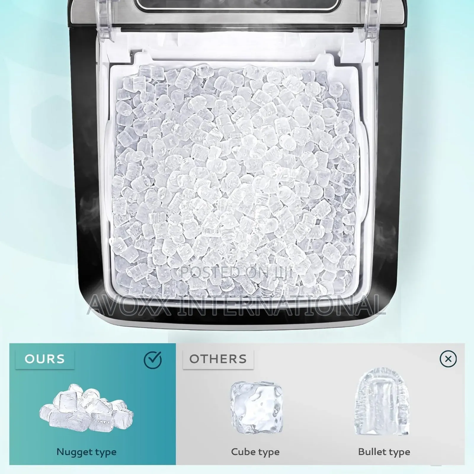 Euhomy Nugget Ice Maker Countertop, Max 34lbs/ Im-035