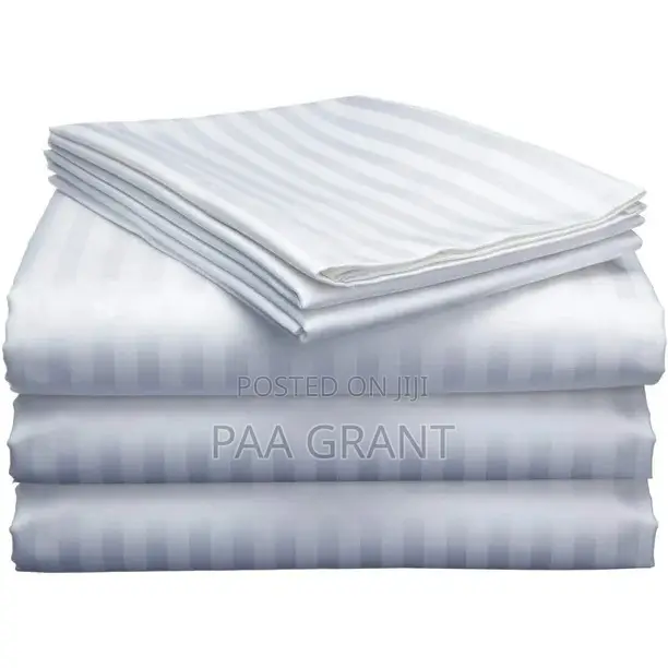 Original Thick Cotton 2 Bedsheets, 4 Pillow Cases for Hotels
