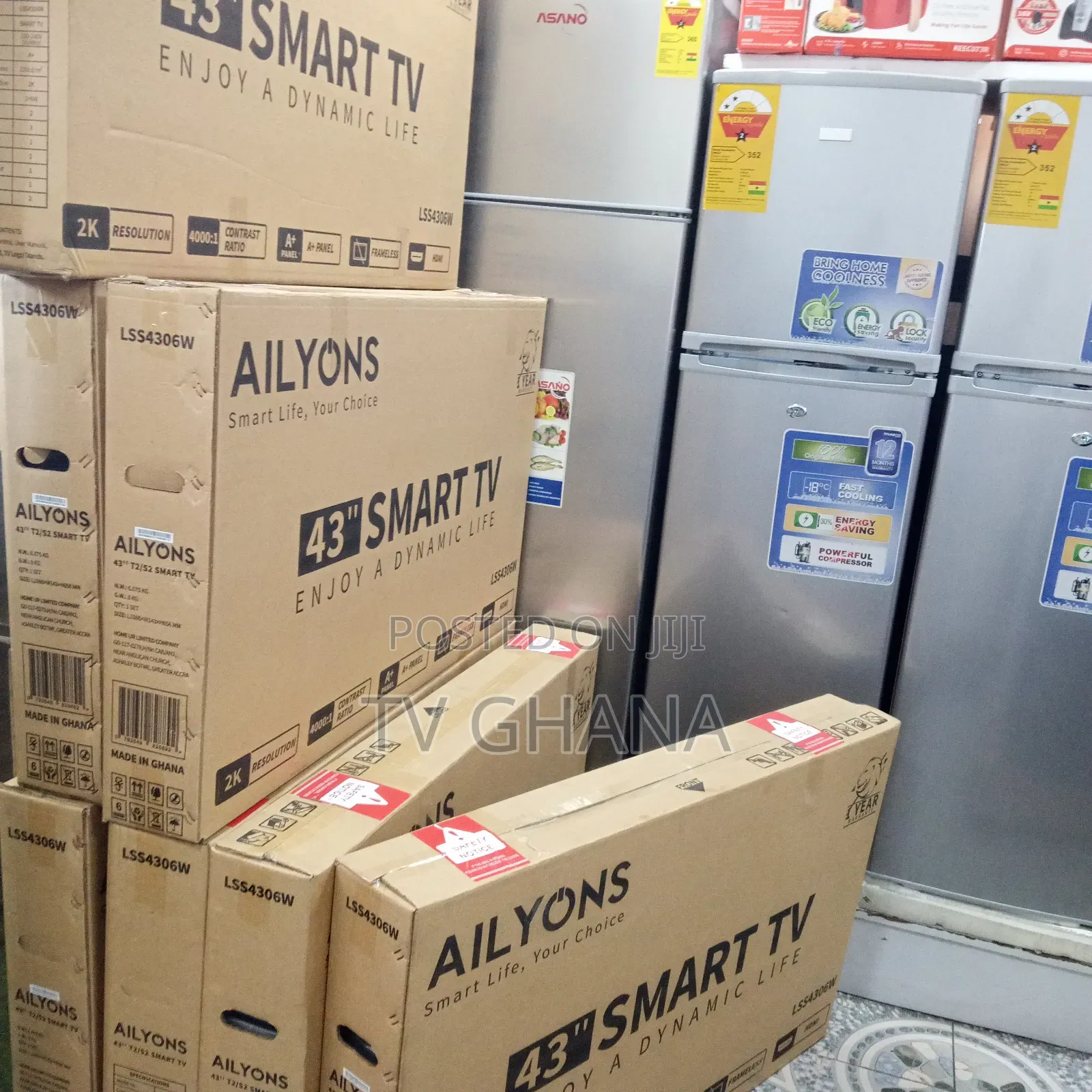AV Mode 43inches Smart Ailyons Television 32inches Ailyon 