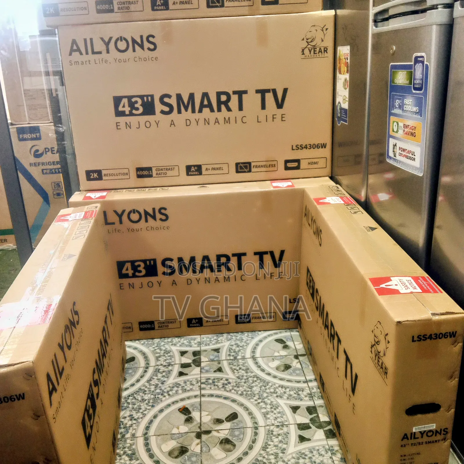 Good Picture  Ailyons 43inches Smart Television Smart TV