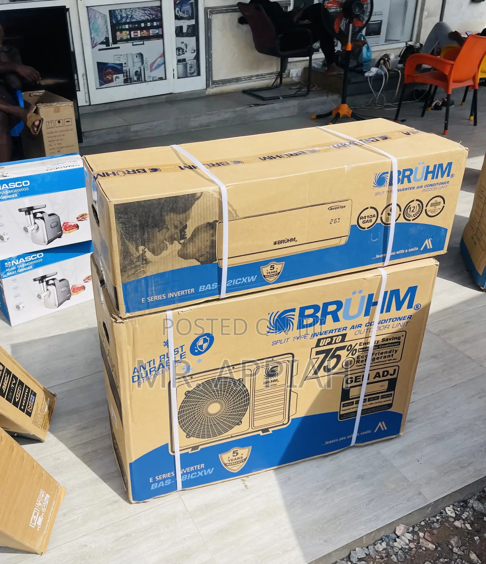 Order Authentic Bruhm 2.5hp Split Type Smart Inverter Ac.