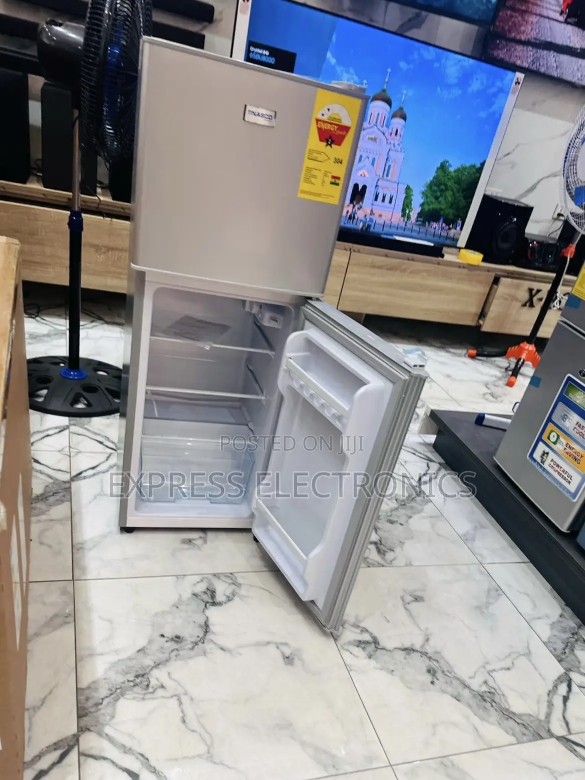 Sleek,Modern Design Double Door Fridge Nasco Nas-13fl
