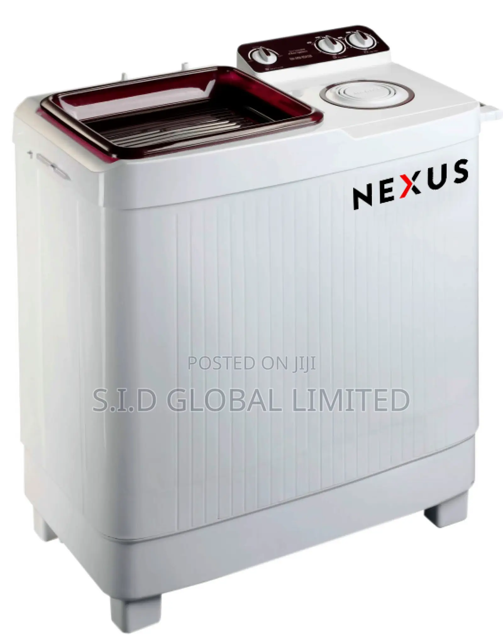 Nexus NX-WM-75SA 7.5kg Semi Automatic Twin Tub Top Load Wash