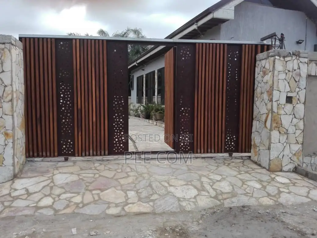 Wooden Metal Gate