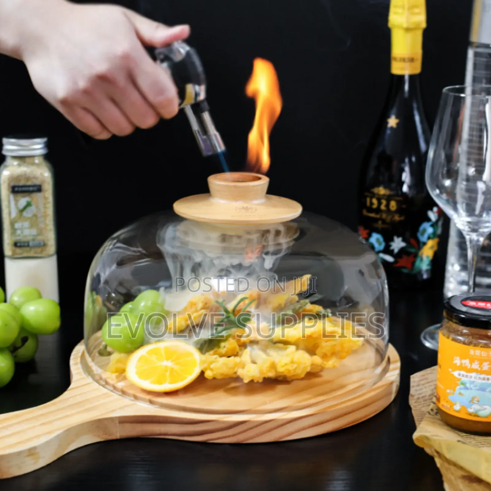 Glass Smoking Hood/Dome for Food