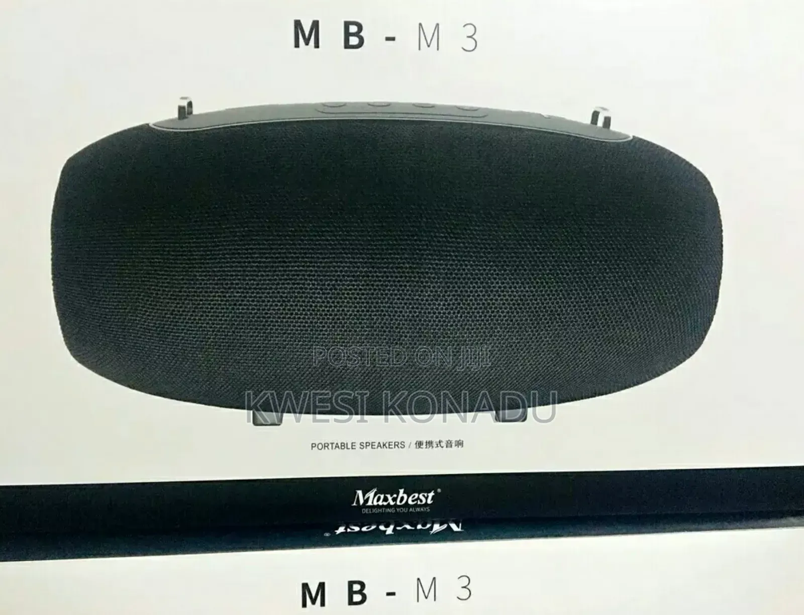 Maxbest Mb - M3 Deep Bass Portable Speaker