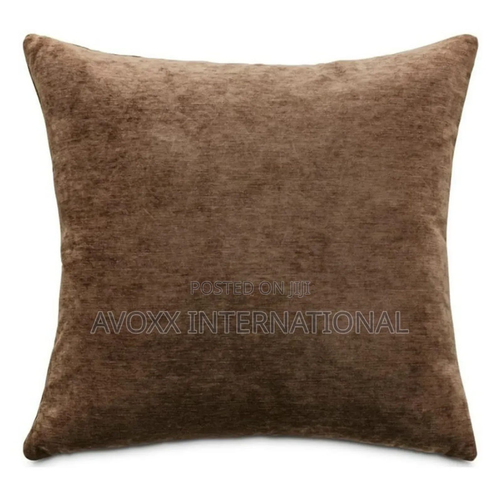 The Smith 20" Square Chenille Pillow Chocolate/ 2 PCS