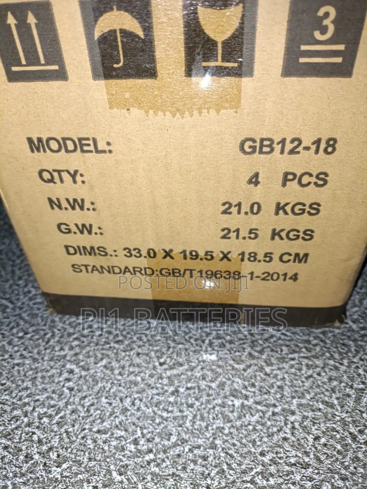 12v 18ah CSB Lead Acid Battery