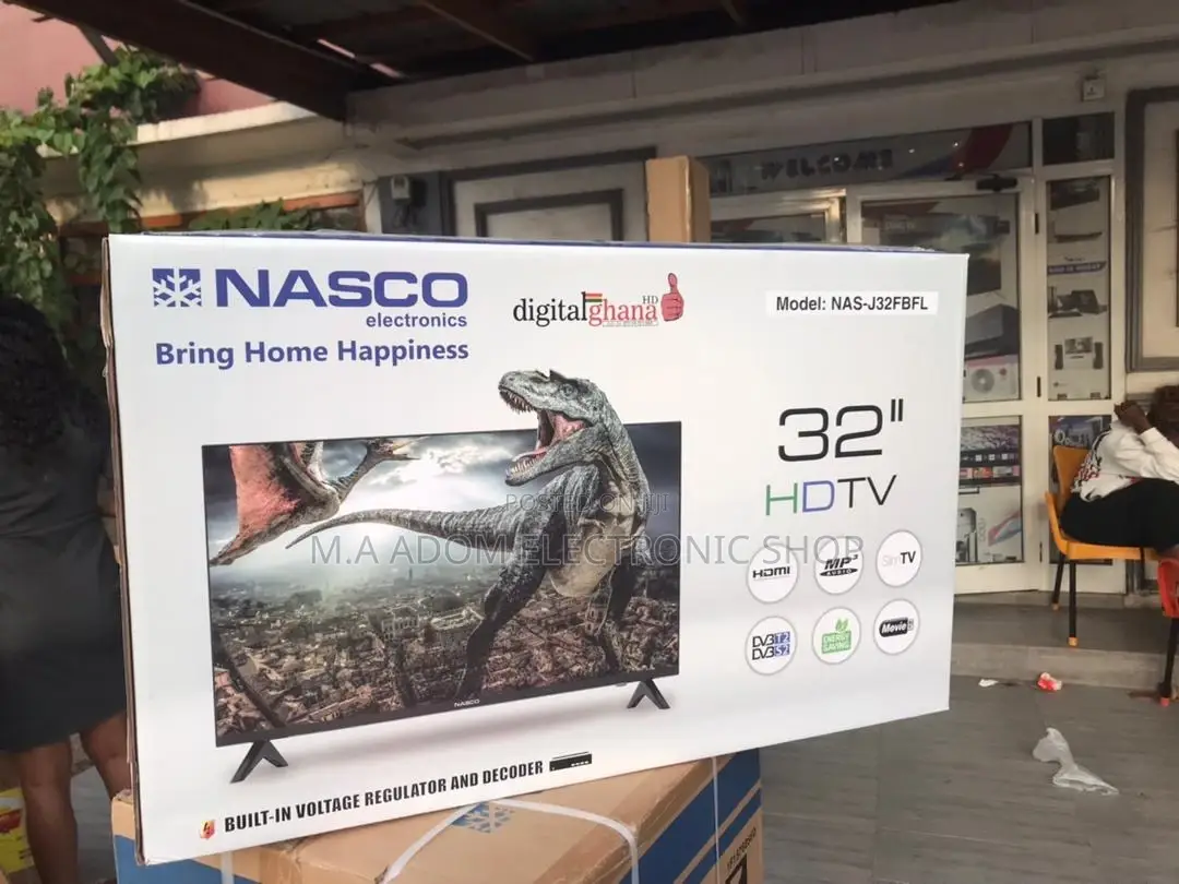 Bring Your Entertainment to Life With Nasco 32" HD LED TV
