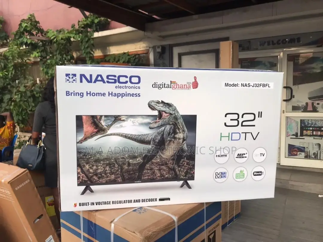 Bring Your Entertainment to Life With Nasco 32" HD LED TV