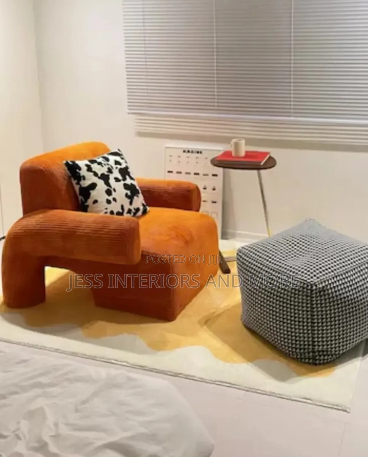 Accent Armchair (Orange)