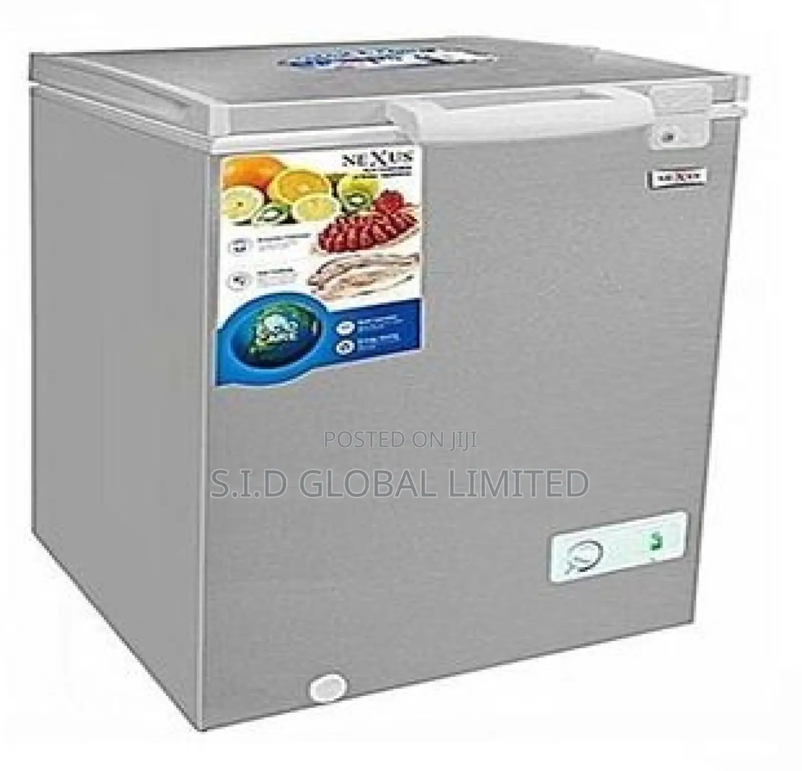 Slim and Sleek Nexus Freezer SD 250L Silver Nx-315h
