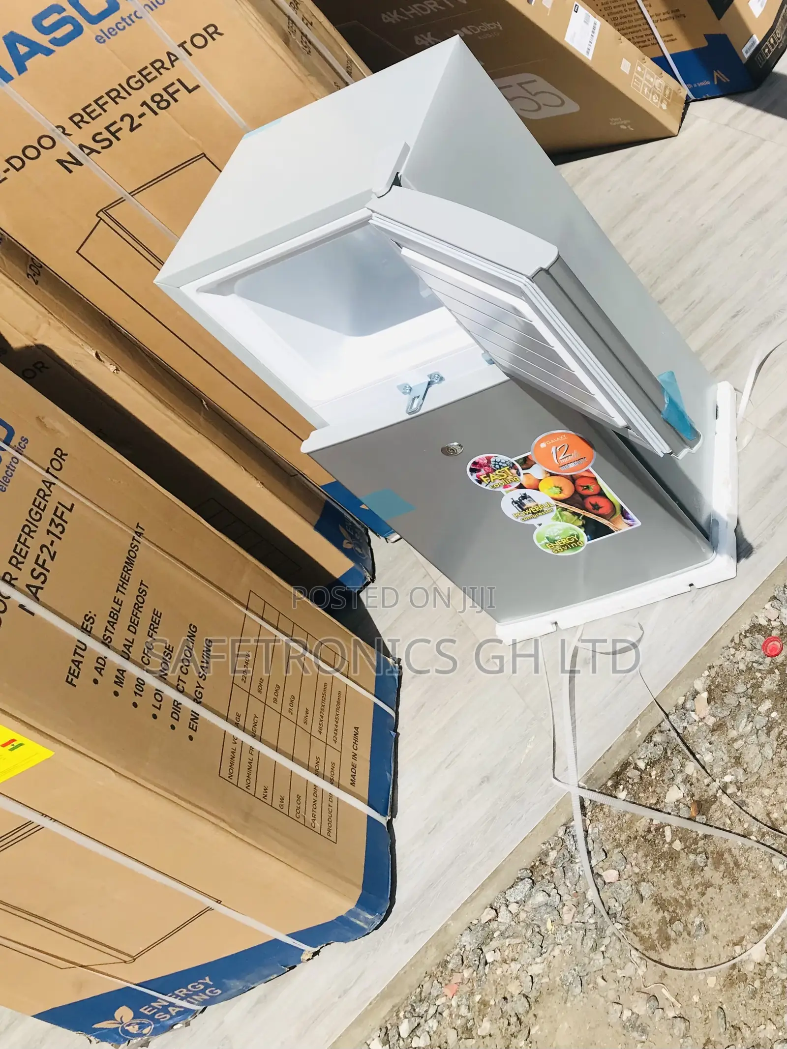 Galaxy Sliver 90 Liters Top Mount Essential Doubledoor
