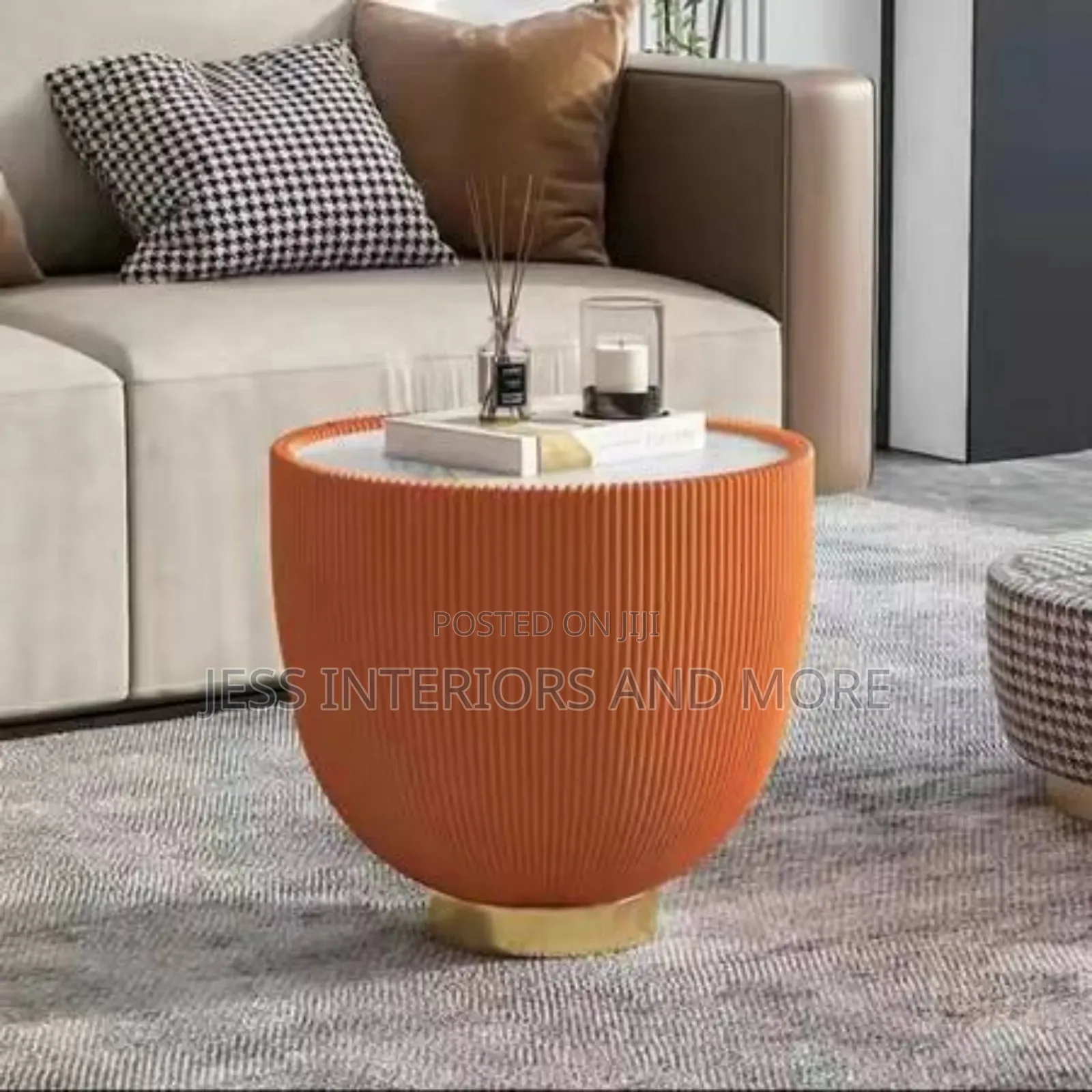 Side Table (Orange)