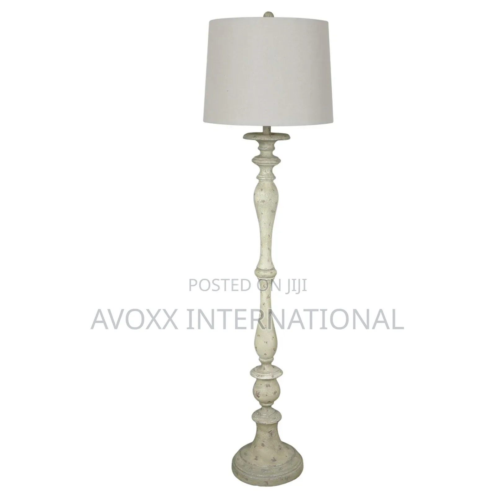 Crestview Collection AVP448GYSNG 60" Floor LAMP White