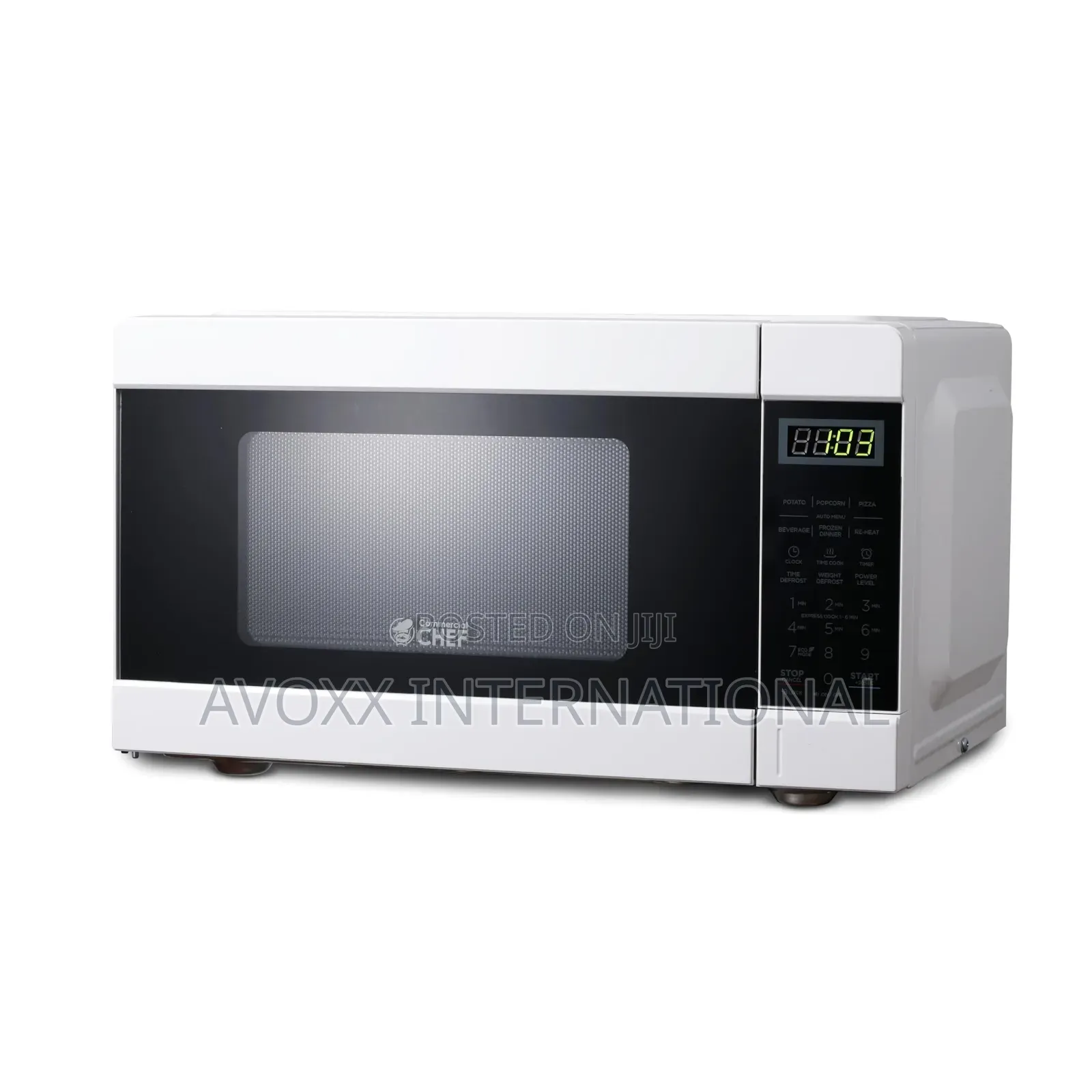 COMMERCIAL CHEF 0.9 Cu Ft Microwave With 10 Power Levels,