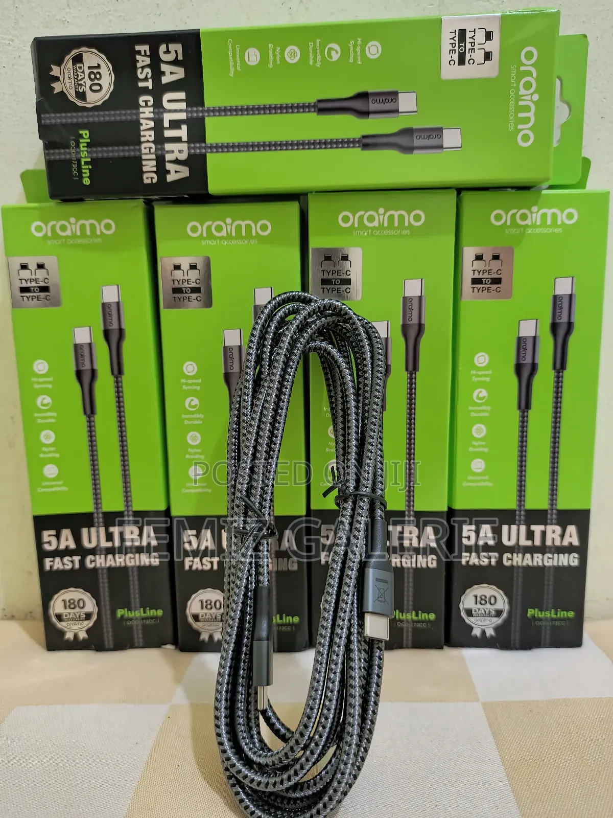 Oraimo Plusline 3m 5a C-to-C Cable