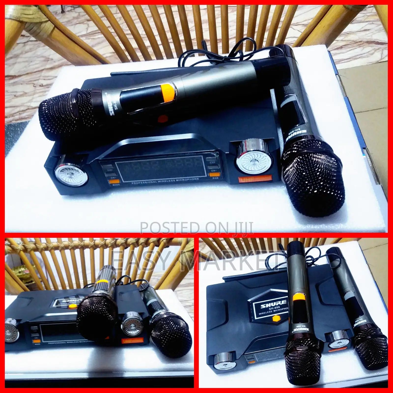 Chargeable Shure Mics