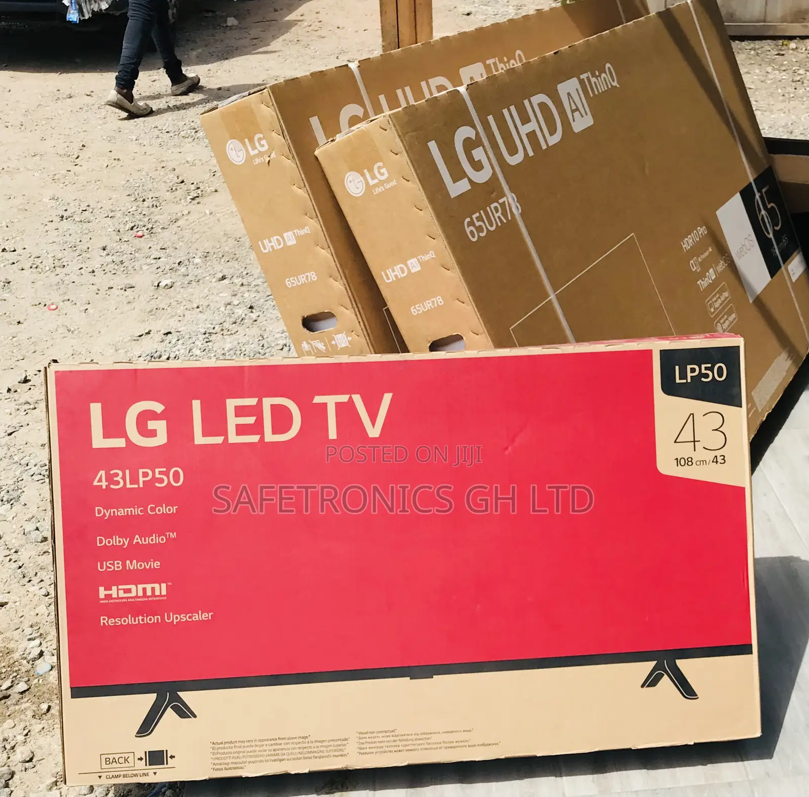 Fabulous Black Led LG LP50 43 Inch Full HD Digital Tv