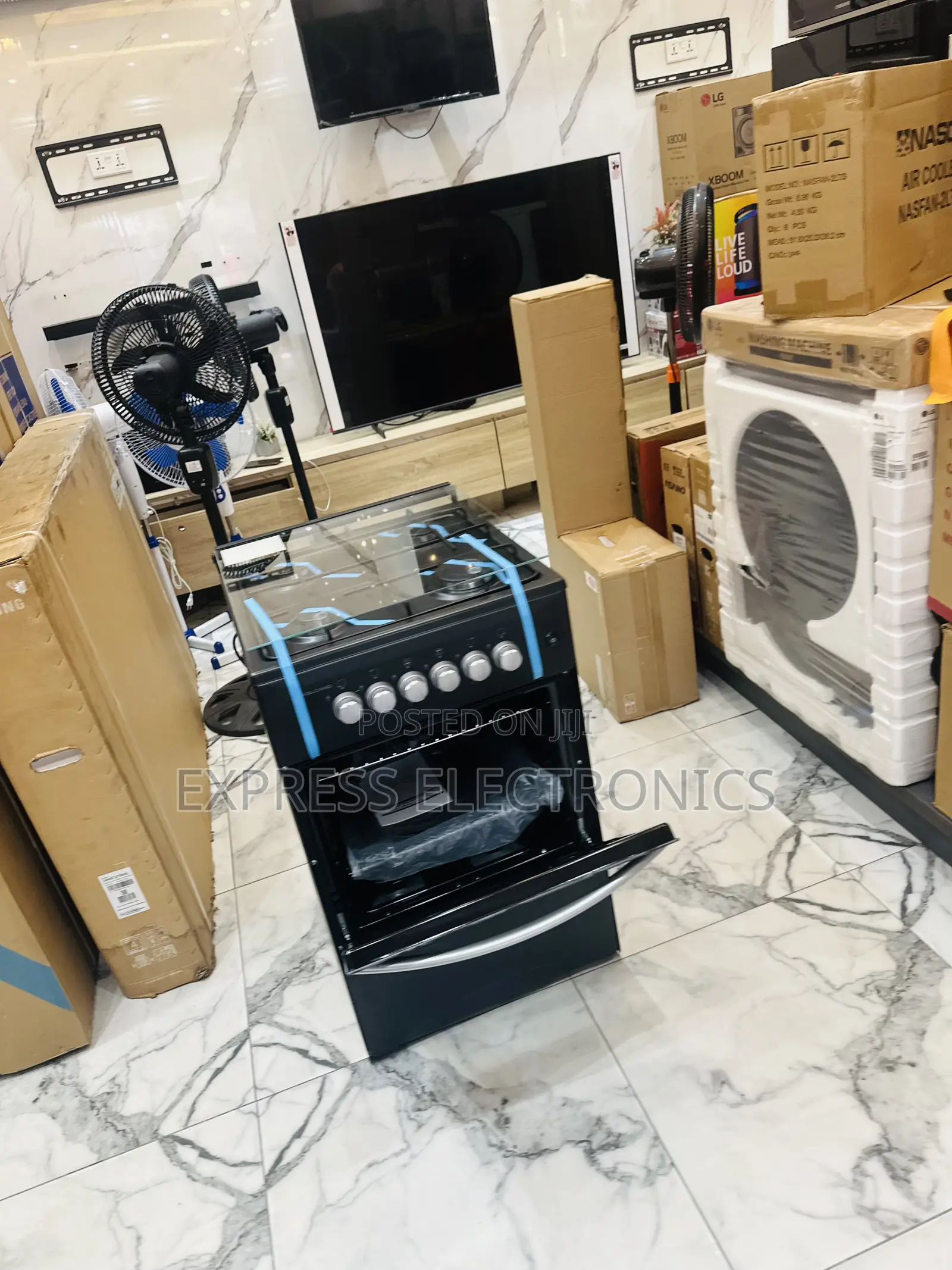 Multi Functional System Stove . Oven 4burner 50/50