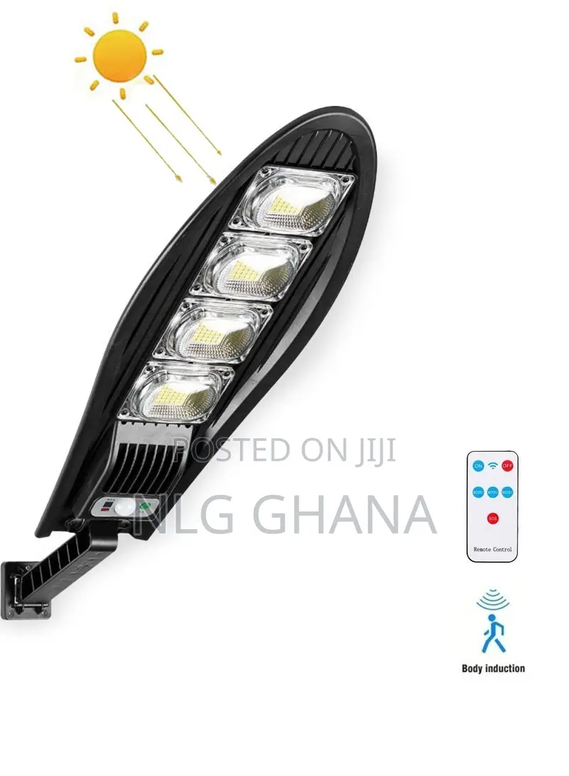 W779B LED Solar Lamp Wall Street Light Super Bright Pir Moti