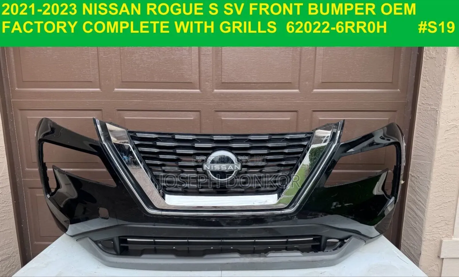 Rogue Front Bumper Complete 2021,2022,2023