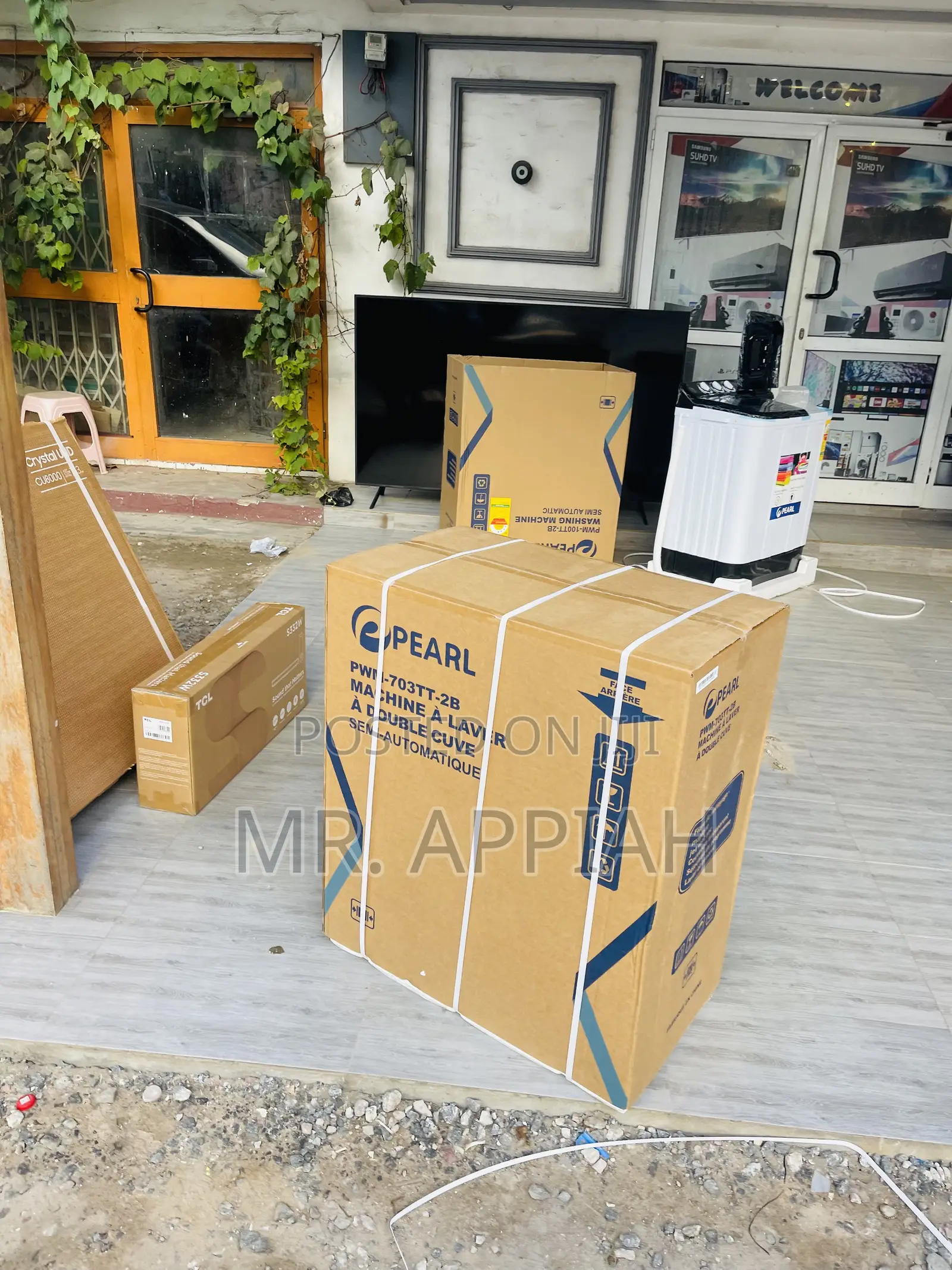 Unique Pearl 7kg Semi-Auto Electric Washing Machine.