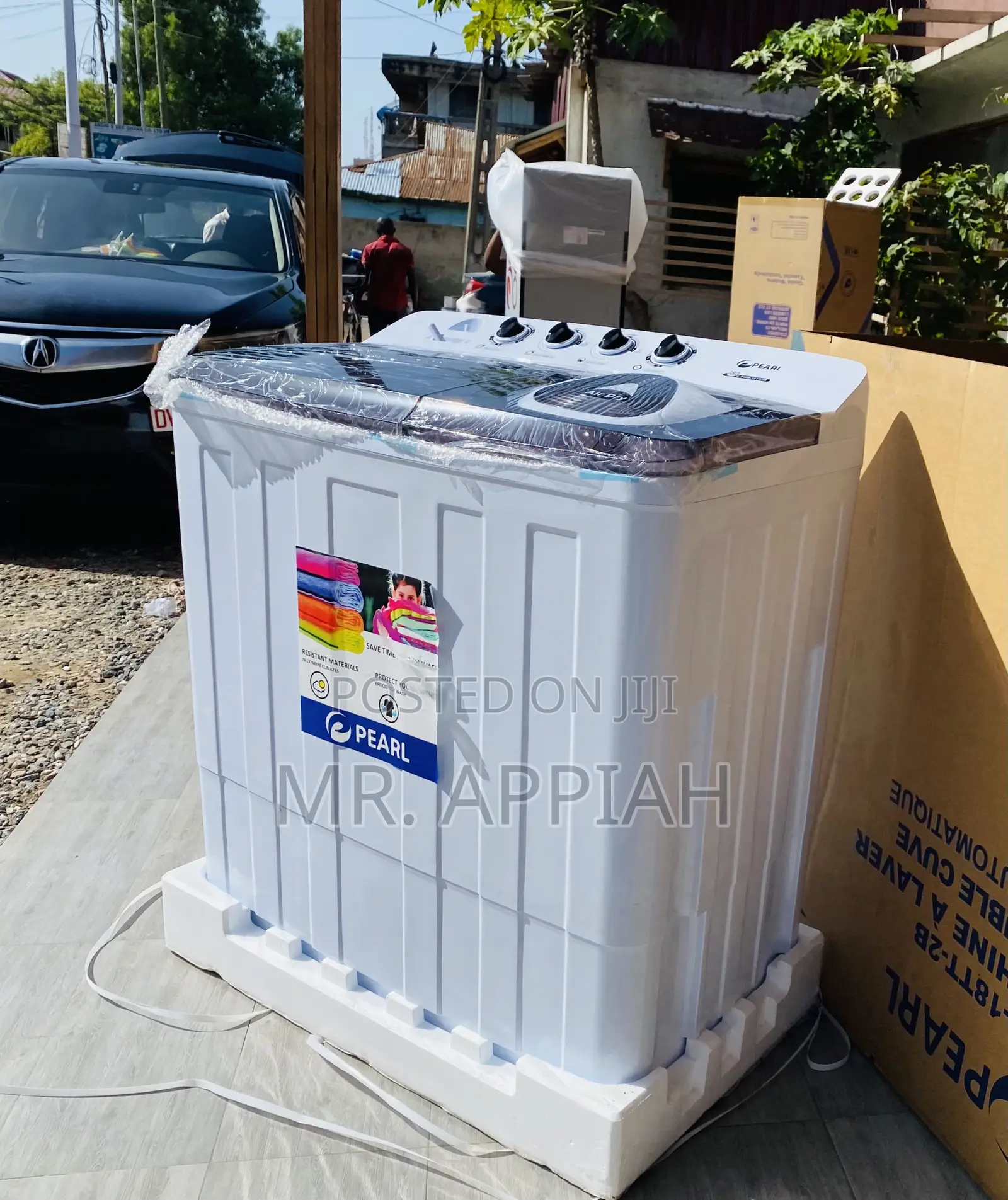 Energy Saving Pearl 18kg Semi-Auto Electric Washing Machine
