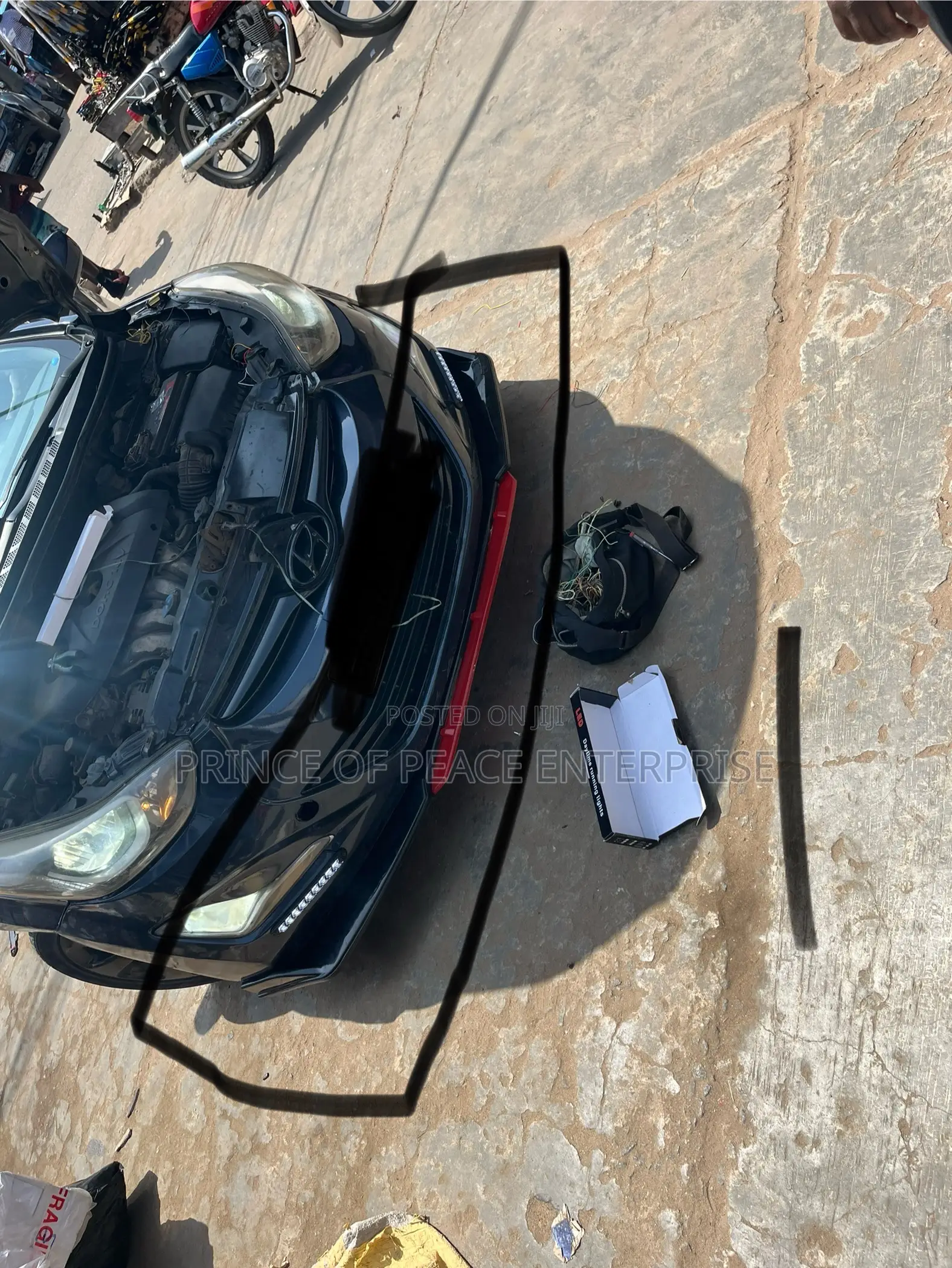 Elantra 2014/15 Front Bumper Lip Spoiler