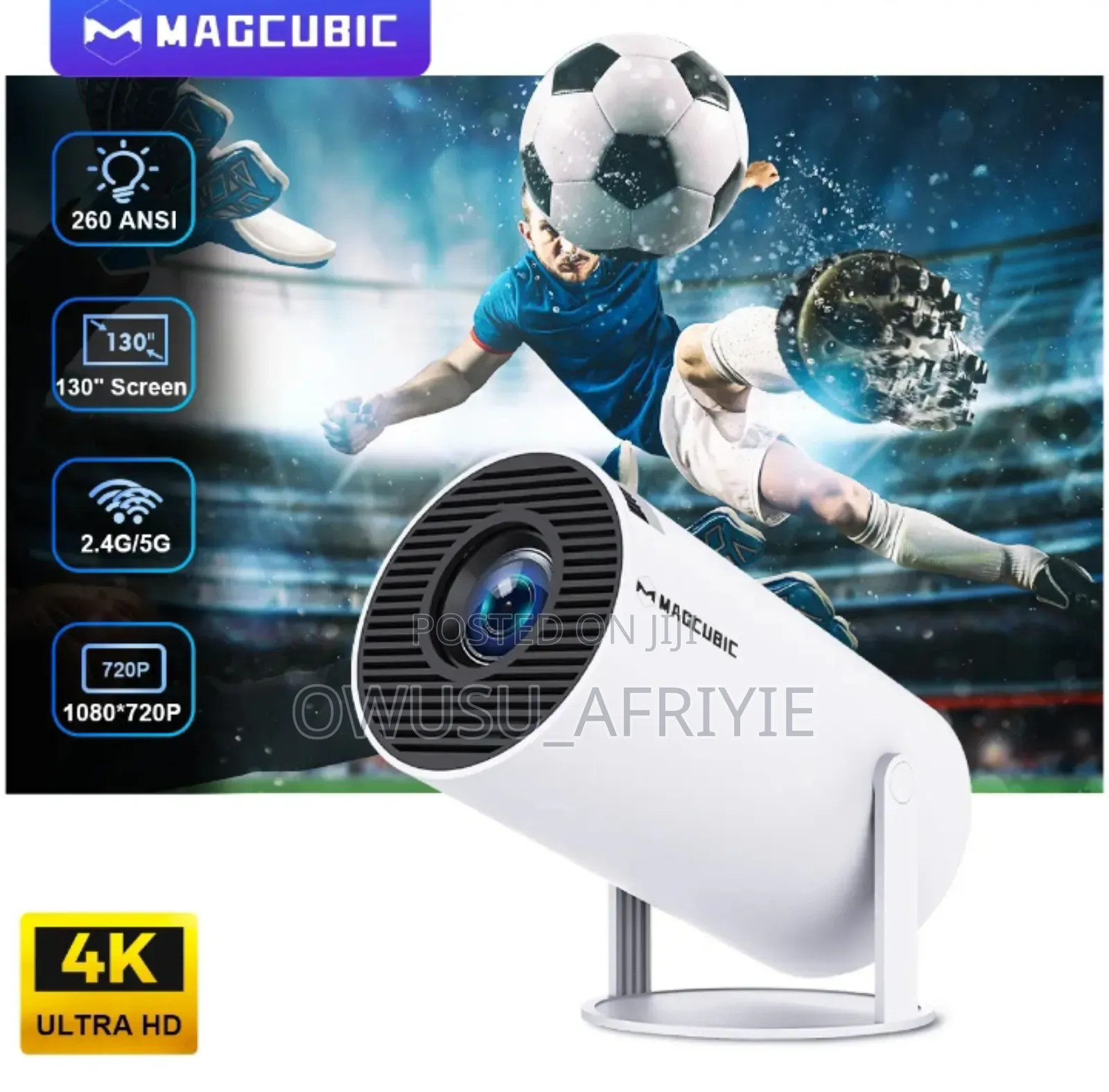 Projector New Android 11 Dual Wifi 6 200 ANSI Allwinner