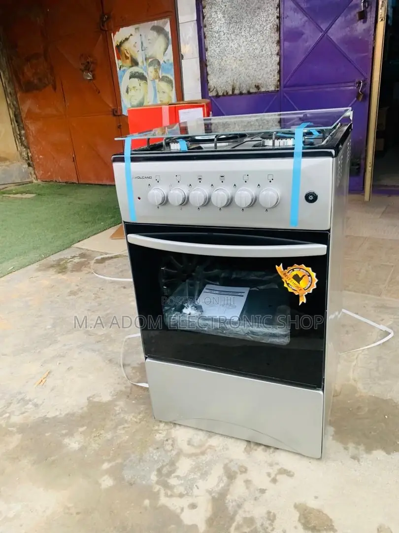 50x50 Gray Gas Cooker-Modern Efficient Cooking Solution