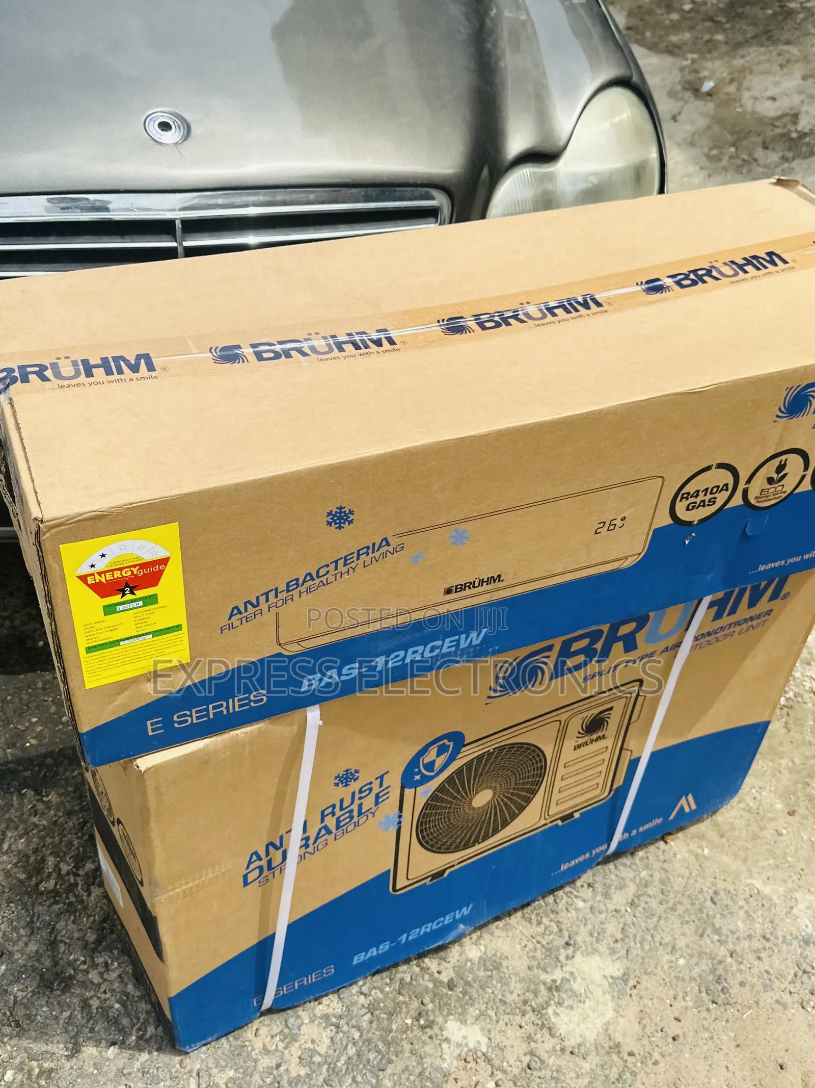 Golden Fin Condensed Split R410 Gas Bruhm 1.5hp Ac