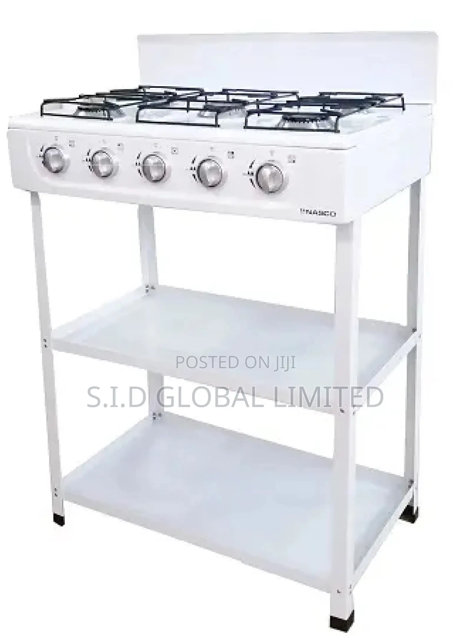Burn It Up Nasco 5 Burner Gas Stove Nasgs-K5css-S