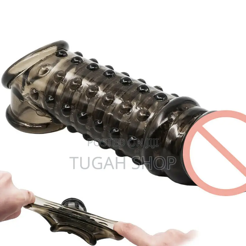 Silicone Cock Sleeve,Reusable Penis Extension, Delayed Ejacu