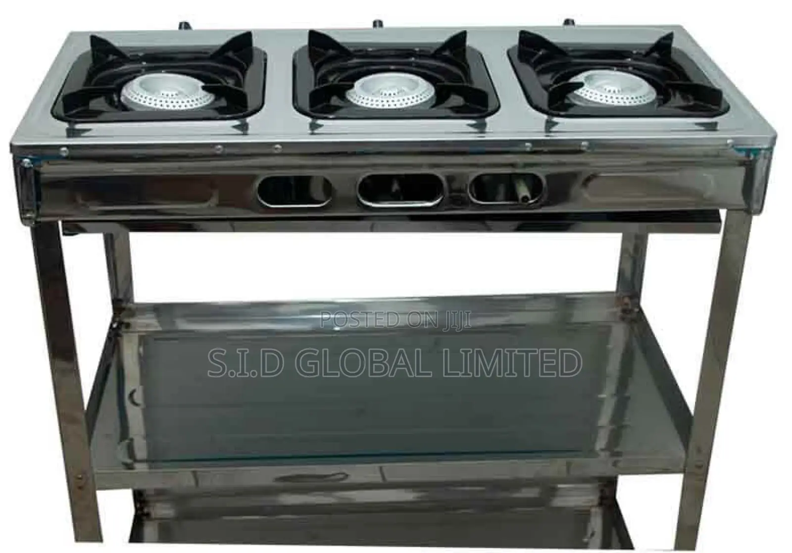 Shine Brighter With NASCO-3-BURNER-GAS-STOVE-SILVER-GOLD-CAP