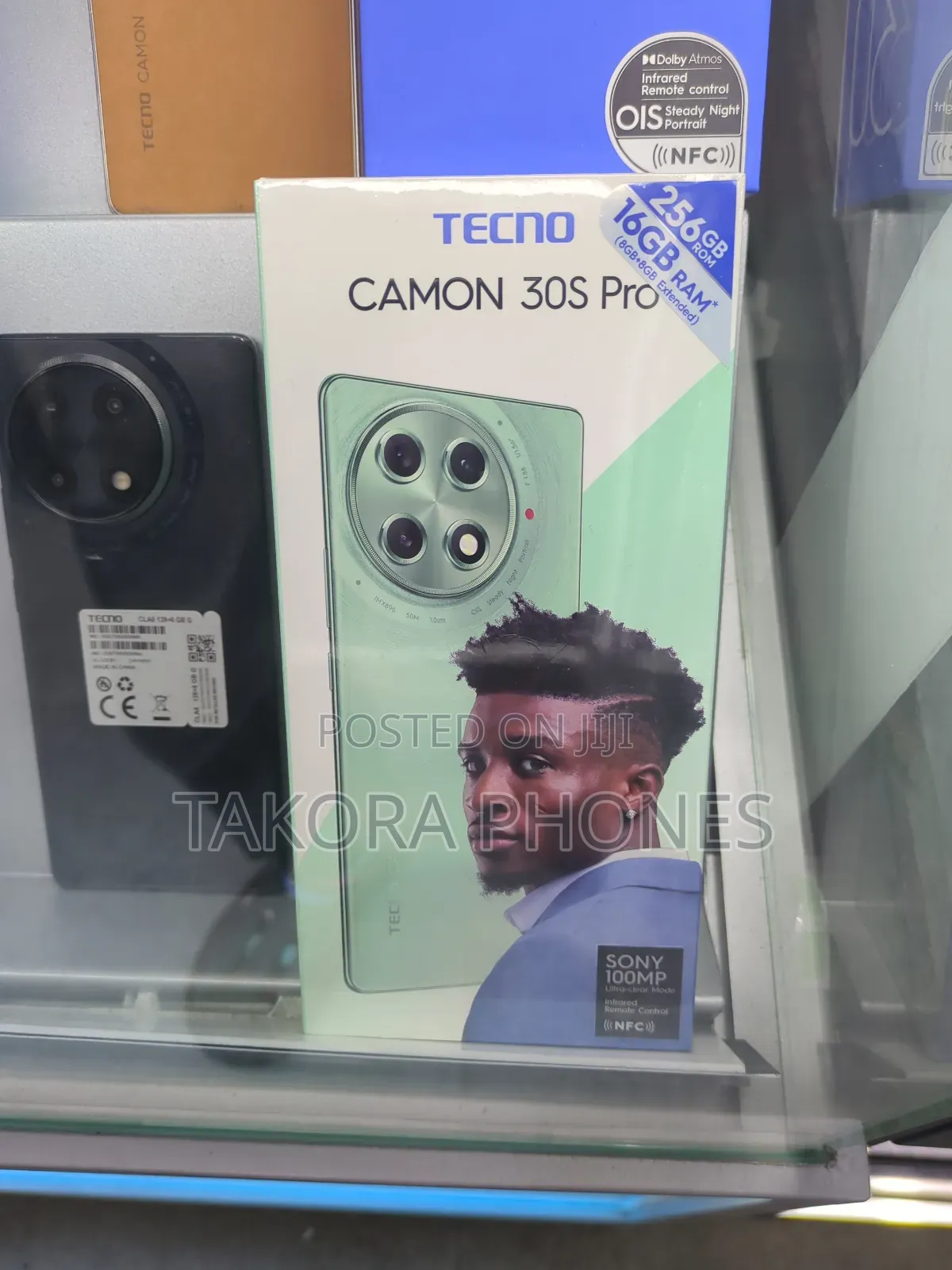 New Tecno Camon 30S Pro 256 GB Black