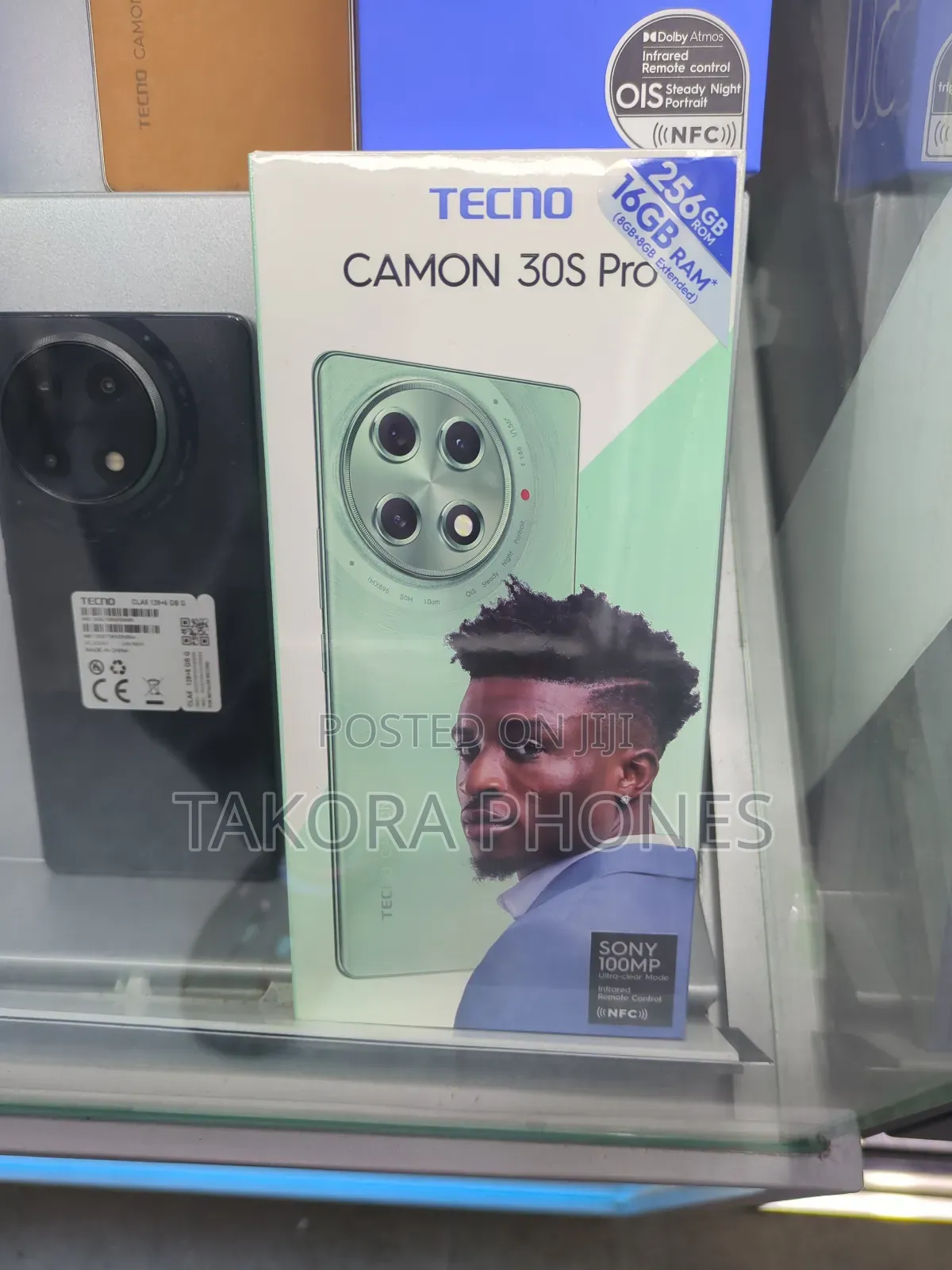 New Tecno Camon 30S Pro 256 GB Black
