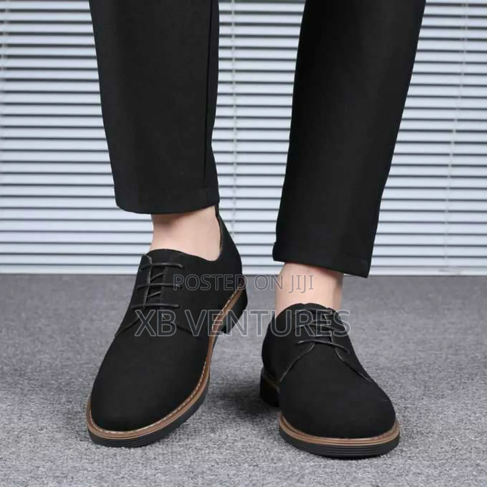 Fashion Men Oxfords Office Loafers Pu Suede