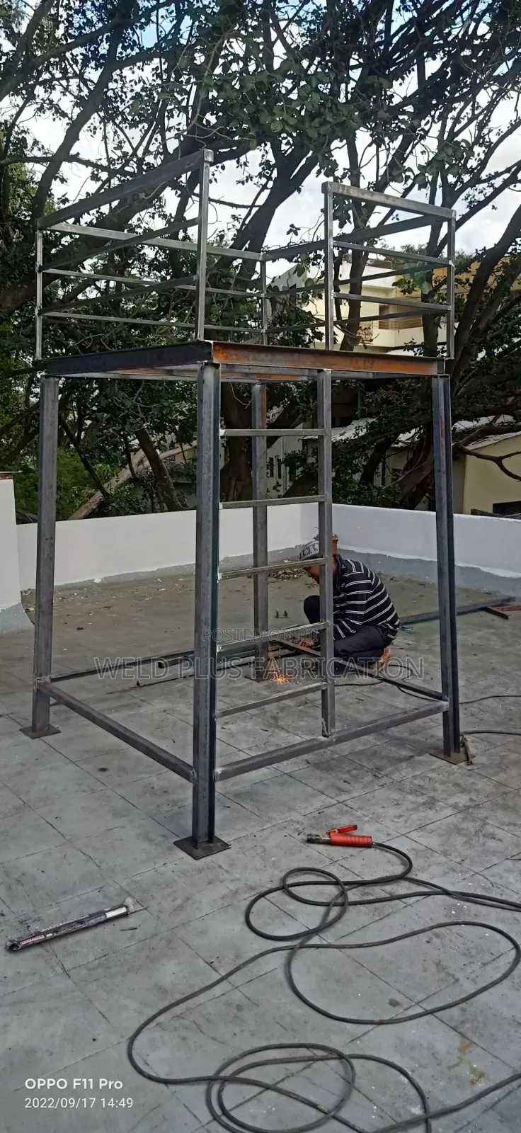 Fabricated Poly Tank Stand
