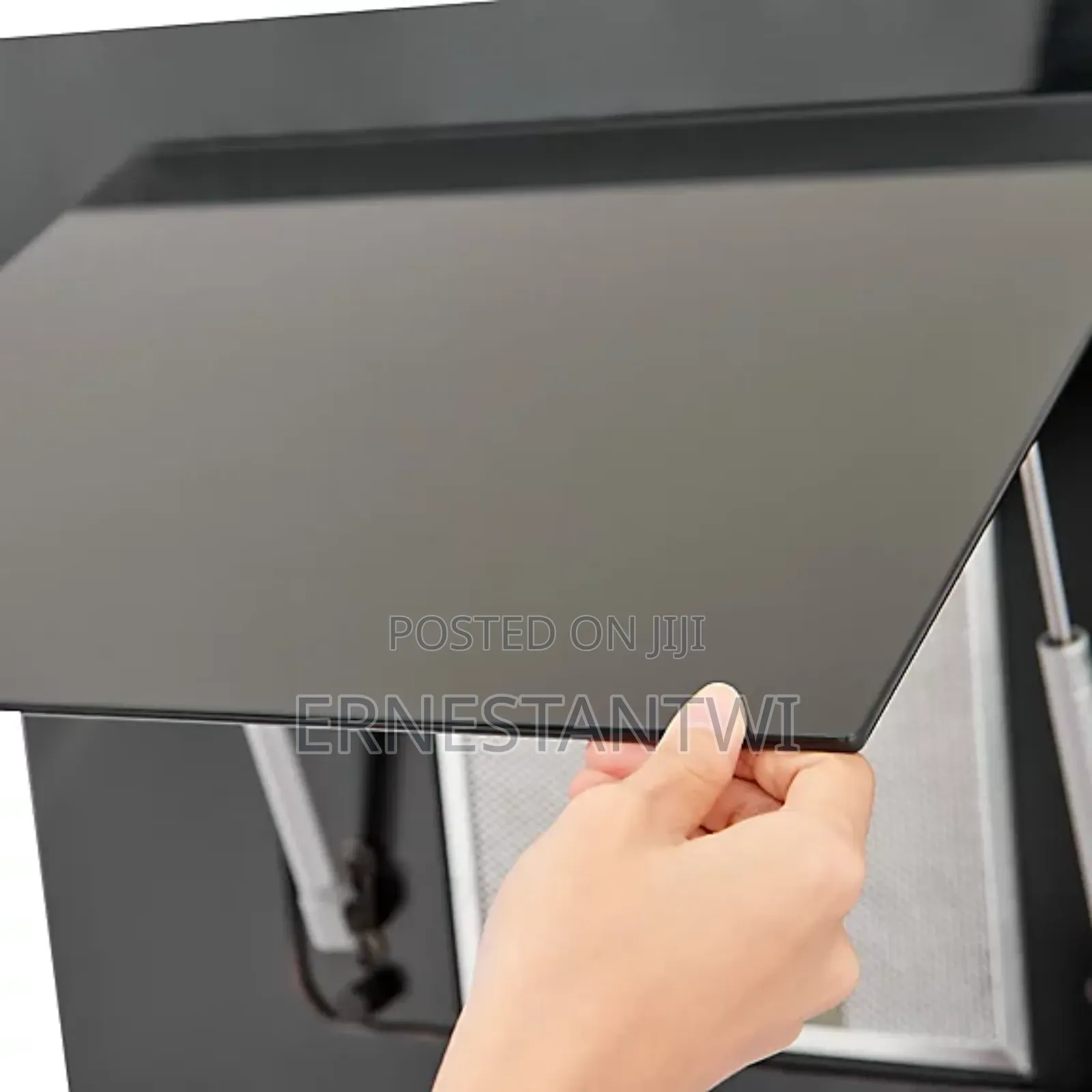 60cm Black Glass Heat Extractor From Cooke Lewis, UK