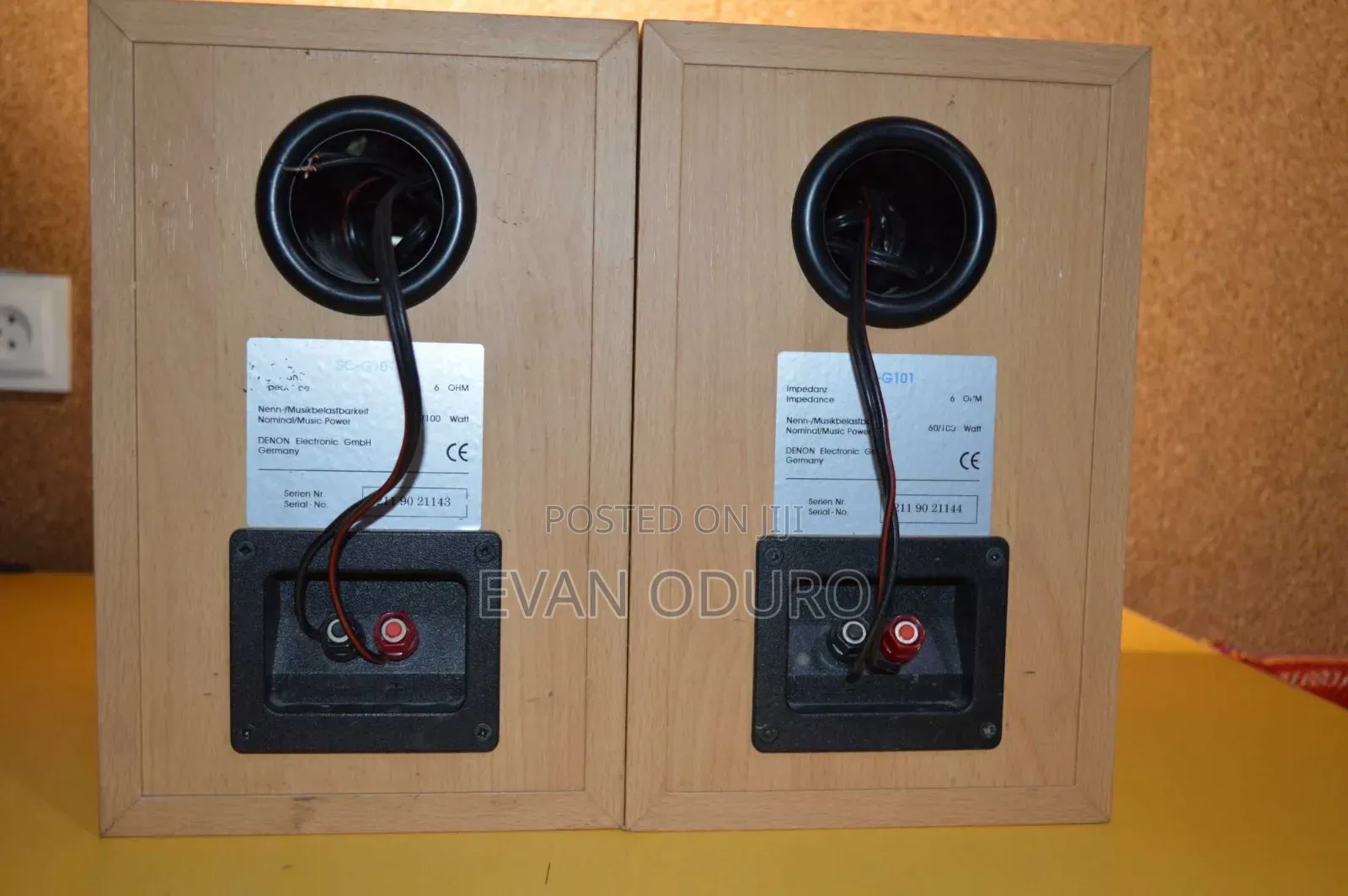 Powerful Denon Loudspeaker Bookshelf Good Sound Quality