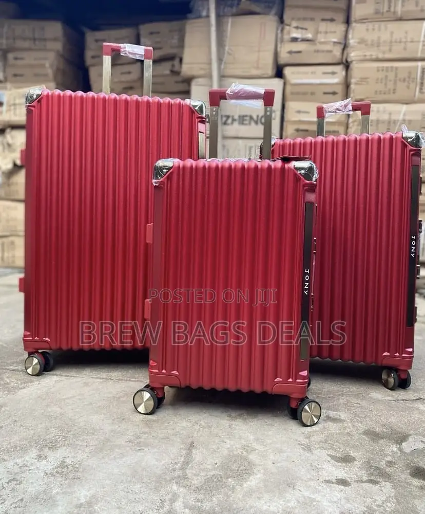 Original Jony 3set Zipless Aluminum Trunk Suitcase