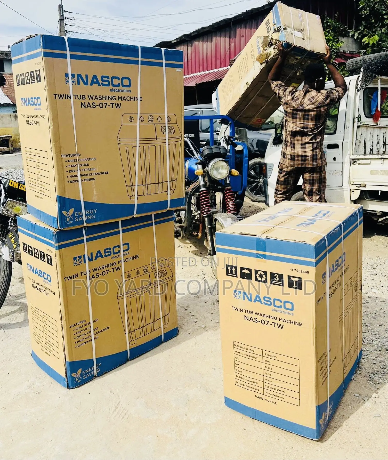 Wash and Rinse With Nasco Top Load 7kg Washing Machine