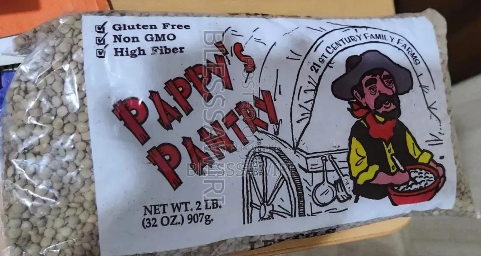 American Pappy's Pantry Green Split Peas Non GMO Gluten